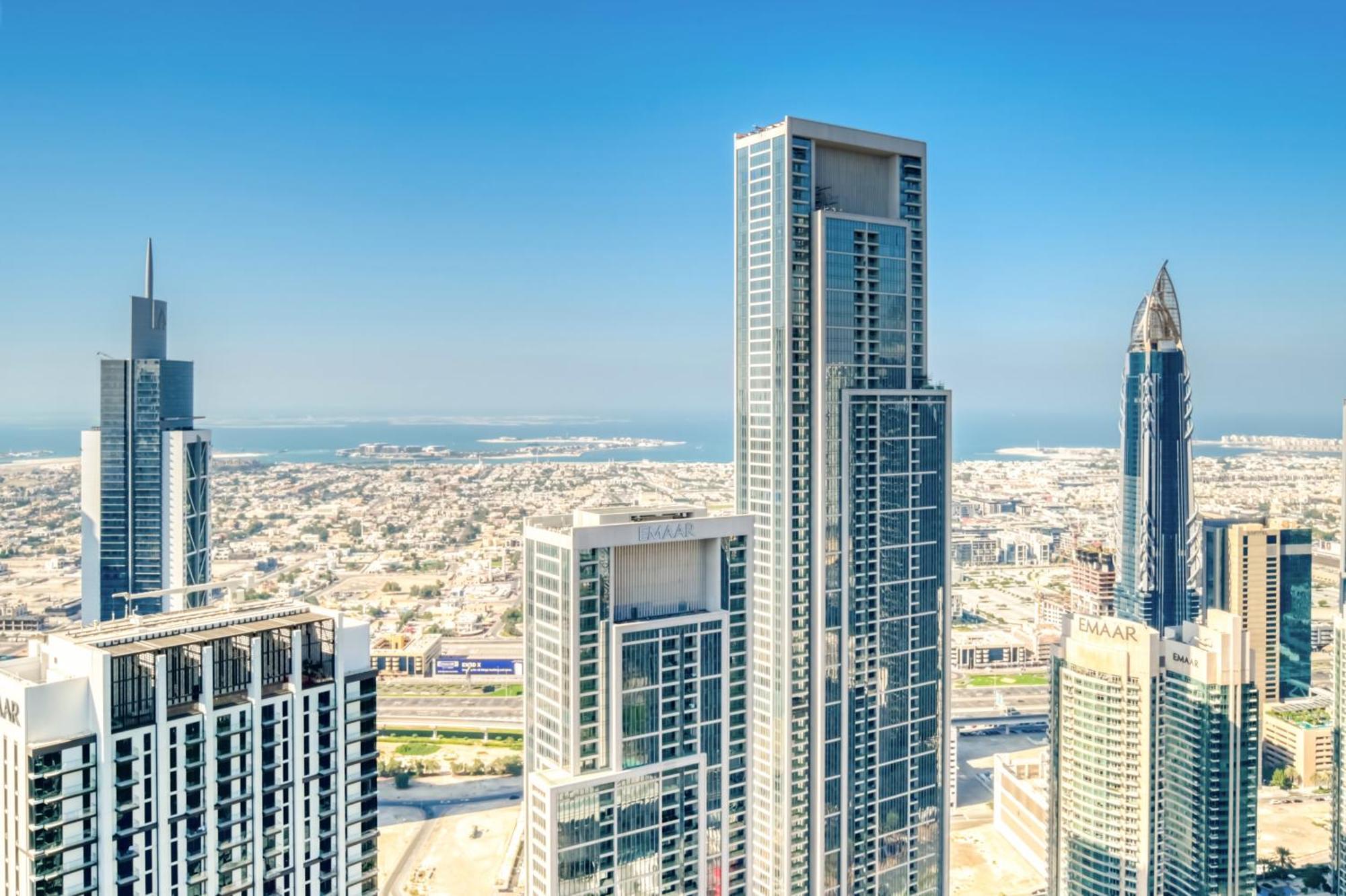 Downtown Luxury - Stunning Burj Khalifa & Sea View - 5 Minutes Walk To Dubai Mall Extérieur photo