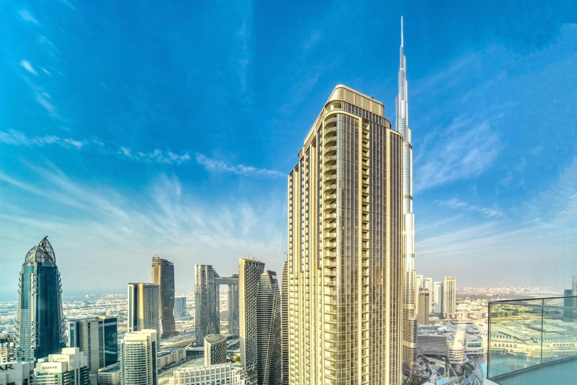 Downtown Luxury - Stunning Burj Khalifa & Sea View - 5 Minutes Walk To Dubai Mall Extérieur photo